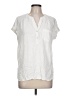 Rose + Olive 100% Rayon Ivory Short Sleeve Henley Size L - photo 1