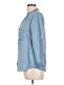 Love Tree 100% Tencel Blue 3/4 Sleeve Button-Down Shirt Size L - photo 5