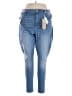 Wax Jean Color Block Blue Jeans Size 20 - photo 1