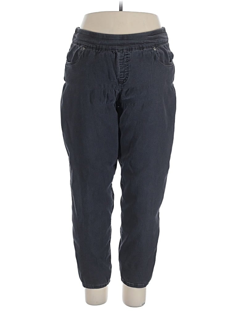 Pre-owned Terra & Sky Casual Pants In Blue