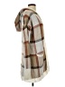 Almost Famous 100% Polyester Plaid Tan Cardigan Size L - photo 4