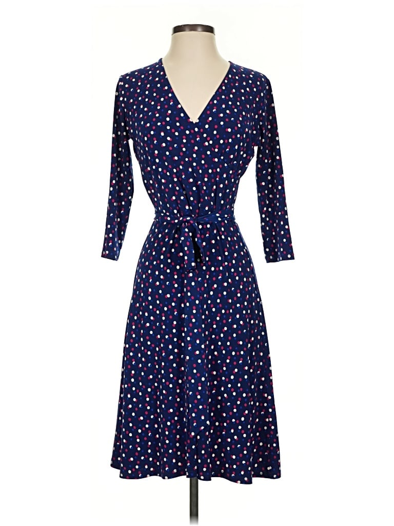 Pre-owned Leota Casual Dress In Blue