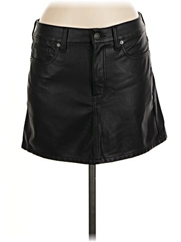 American Eagle Outfitters Faux Leather Skirt (view 1)
