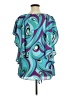 Ashley Stewart Teal 3/4 Sleeve Blouse Size 14 Plus - photo 2