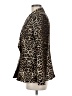 Carolina Belle Animal Print Gold Blazer Size M - photo 5