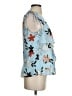 Parker 100% Polyester Blue Sleeveless Blouse Size S - photo 4