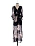 rue21 100% Polyester Floral Black Cocktail Dress Size S - photo 1