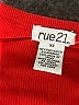 rue21 Red Short Sleeve Henley Size XS - photo 7