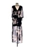 rue21 100% Polyester Floral Black Cocktail Dress Size S - photo 2