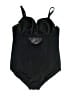 Torrid Houndstooth Black One Piece Swimsuit Size 3 D/DD - photo 2