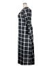 Assorted Brands 100% Polyester Plaid Gray Black Casual Dress Size XXL (estimated) - photo 5