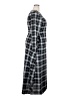 Assorted Brands 100% Polyester Plaid Gray Black Casual Dress Size XXL (estimated) - photo 4