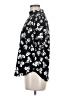 Ann Taylor 100% Polyester Print Black Short Sleeve Blouse Size M - photo 5