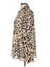 ASOS Design 100% Polyester Animal Print Ivory Long Sleeve Blouse Size 12 - photo 5