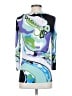 Emilio Pucci 100% Rayon Blue 3/4 Sleeve Top Size 4 - photo 2