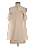 Assorted Brands 100% Polyester Ivory Sleeveless Blouse Size S - photo 2