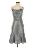 NW Nightway Metallic Silver Cocktail Dress Size 4 - photo 1