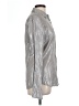 J.Crew 100% Cotton Metallic Silver Long Sleeve Button-Down Shirt Size 10 (tall) - photo 4