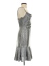 NW Nightway Metallic Silver Cocktail Dress Size 4 - photo 4
