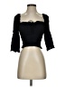 Reformation Black 3/4 Sleeve Top Size XS - photo 1