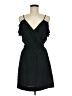 Joie 100% Silk Solid Black Cocktail Dress Size M - photo 1