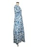 MELLODAY 100% Polyester Paisley Blue Casual Dress Size M - photo 4