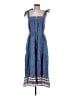 Cleobella 100% Cotton Paisley Blue Casual Dress Size S - photo 1