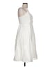 Gap Solid White Casual Dress Size 10 - photo 4