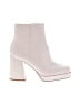 Steve Madden 100% Leather White Ankle Boots Size 9 - photo 1