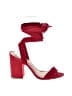 Lulus Red Sandals Size 9 - photo 1