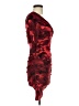 Muse Tie-dye Red Cocktail Dress Size 6 - photo 4
