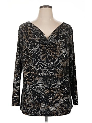 Daisy Fuentes Long Sleeve Blouse (view 1)