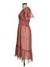 Max Studio 100% Polyester Hearts Burgundy Casual Dress Size S - photo 5