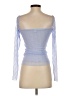 Second Skin Blue Long Sleeve Top Size XS - photo 2