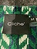 Cliche Chevron-herringbone Green Blazer Size M - photo 6