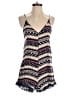 En Creme Chevron-herringbone Purple Romper Size S - photo 1