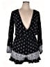 Charlotte Russe 100% Rayon Paisley Black Romper Size XL - photo 1