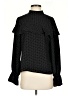 Very J 100% Polyester Polka Dots Black Long Sleeve Blouse Size S - photo 1
