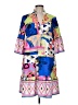 Shein Print Blue Casual Dress Size 6 - photo 1