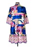 Shein Print Blue Casual Dress Size 6 - photo 2