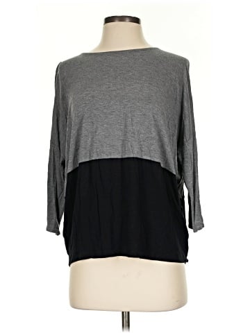 Zara W&B Collection 3/4 Sleeve T-Shirt (view 1)