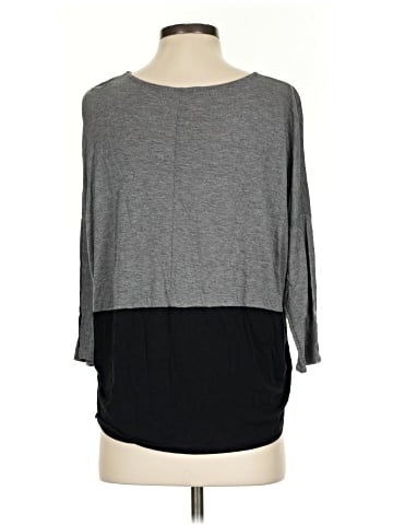 Zara W&B Collection 3/4 Sleeve T-Shirt (view 2)