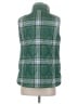Lands' End 100% Polyester Plaid Green Vest Size XS (petite) - photo 2