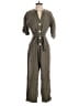 Zara Solid Green Jumpsuit Size S - photo 1