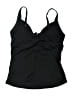 Lands' End Solid Black Swimsuit Top Size 8 - photo 2