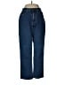 L.L.Bean 100% Cotton Solid Blue Jeans Size 8 (petite) - photo 1