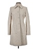 Elie Tahari Chevron-herringbone Tan Coat Size XS - photo 1