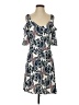 Ella Moss Print Ivory Casual Dress Size S - photo 1