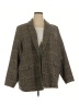The Drop Plaid Brown Blazer Size 2X - photo 1