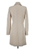 Elie Tahari Chevron-herringbone Tan Coat Size XS - photo 2